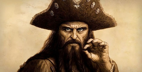 Conhea a histria do Barba Negra, um dos mais clebres piratas que j existiu.