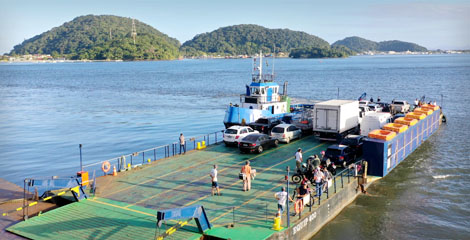 Ferry boat Guaratuba/Caiob volta a cobrar tarifa no dia 3 de janeiro.